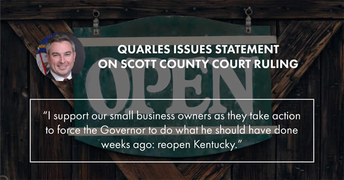 Commissioner Quarles statement on Scott County Circuit Court ruling