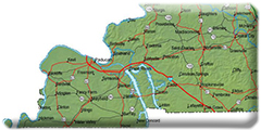 map of western Kentucky