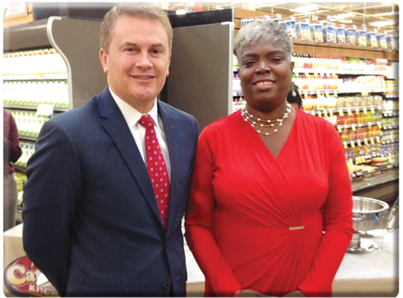Commissioner Comer and Catrina Hill