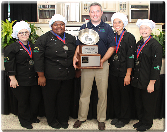 Montgomery County Junior Chef team