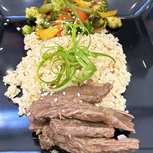 Colonels’ Crazies Teriyaki Pepper Steak 