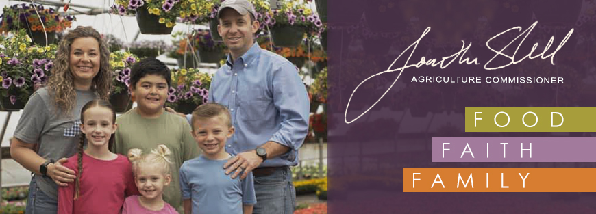 Kentucky Ag Commissioner Jonathan Shell & family