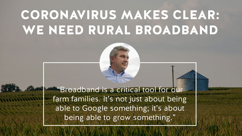 Coronavirus makes clear: we need rural broadband