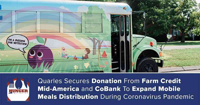 Quarles Secures Donation Expands Mobile Meals During Coronavirus Pandemic