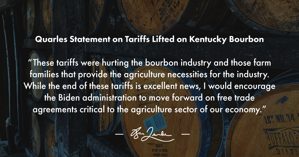 Bourbon tariff statement