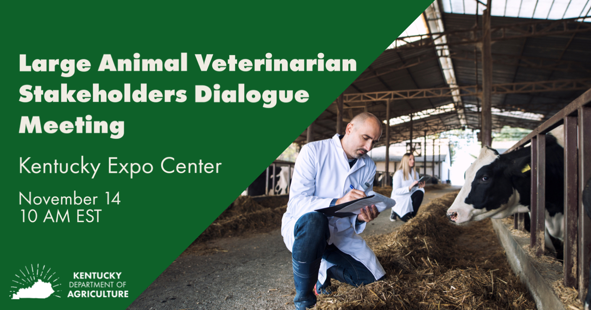 Large animal vet stakeholders meeting