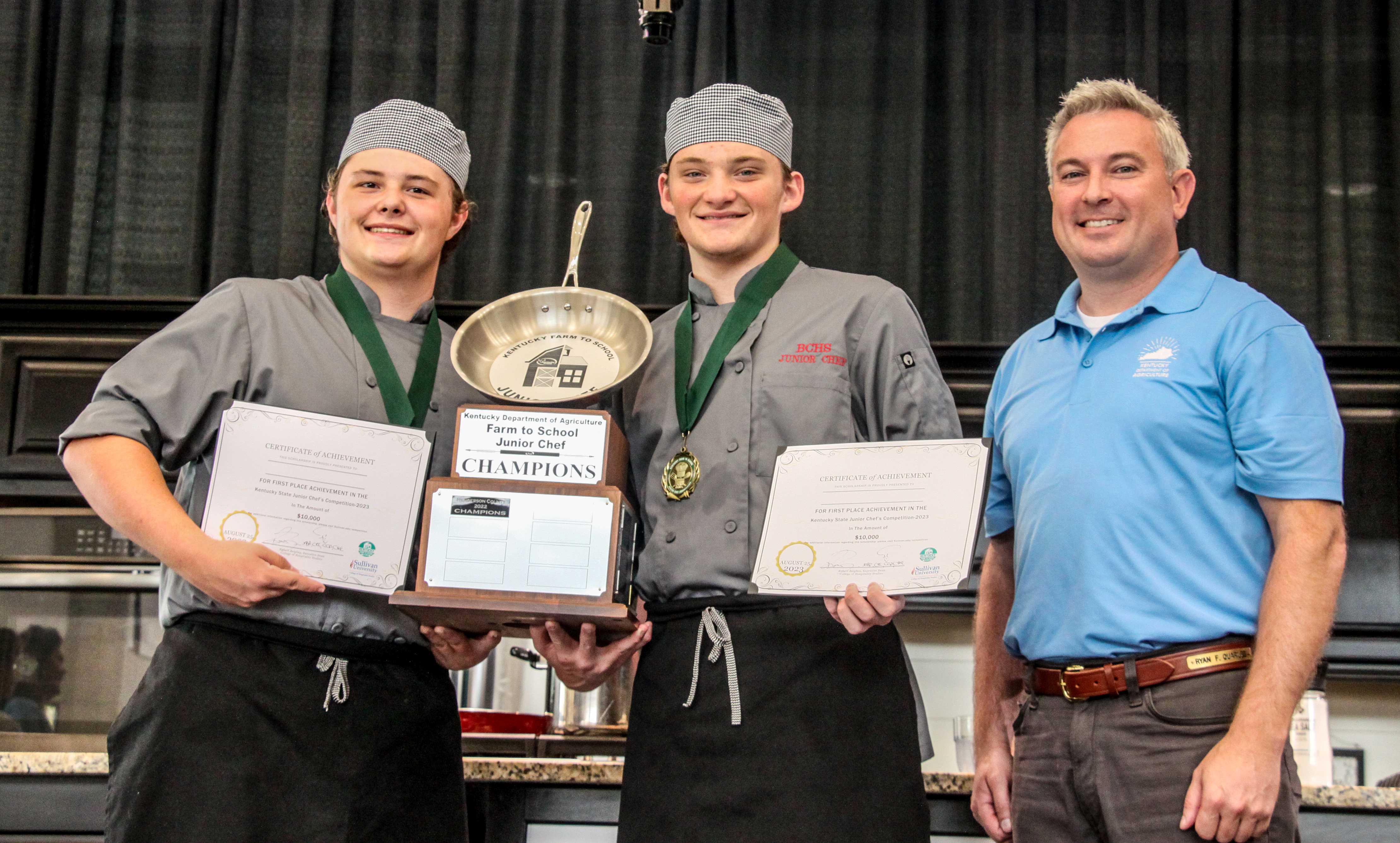 Junior Chef winners